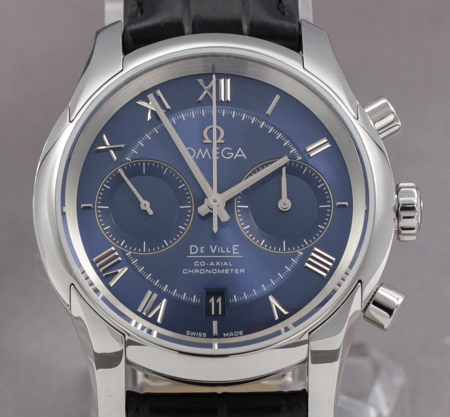 Omega De Ville Co-Axial Chronograph ref. 431.13.42.51.03.001 — dial view