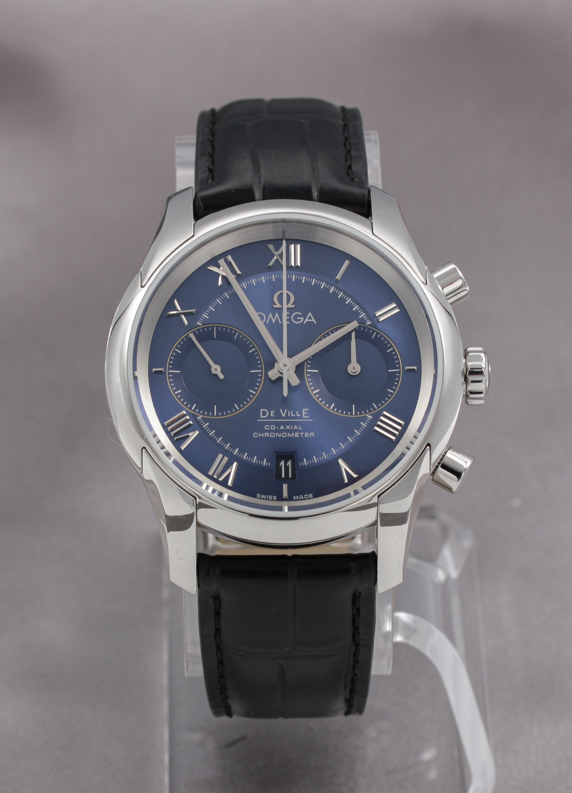 Omega De Ville Co-Axial Chronograph ref. 431.13.42.51.03.001 — front view