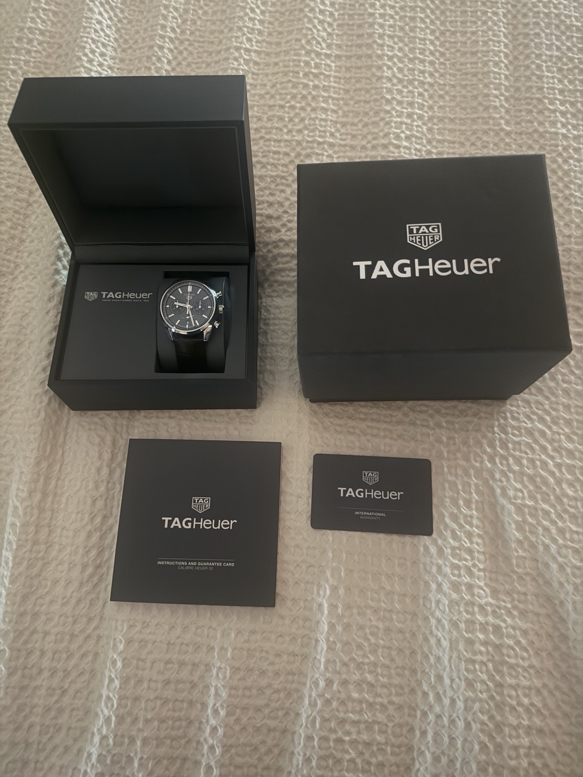 TAG Heuer Carrera Chronograph ref. CBN2012.FC6483 — actual watch photograph