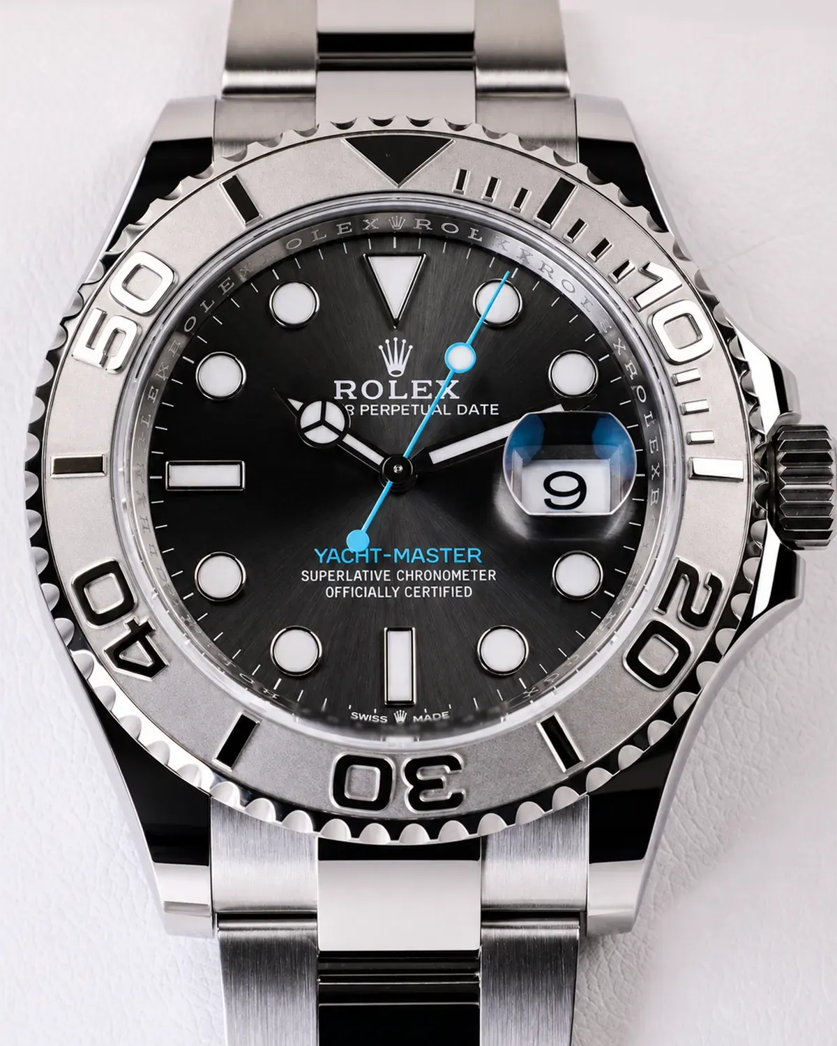 Rolex Yacht-Master 40 ref. 126622 — dial view