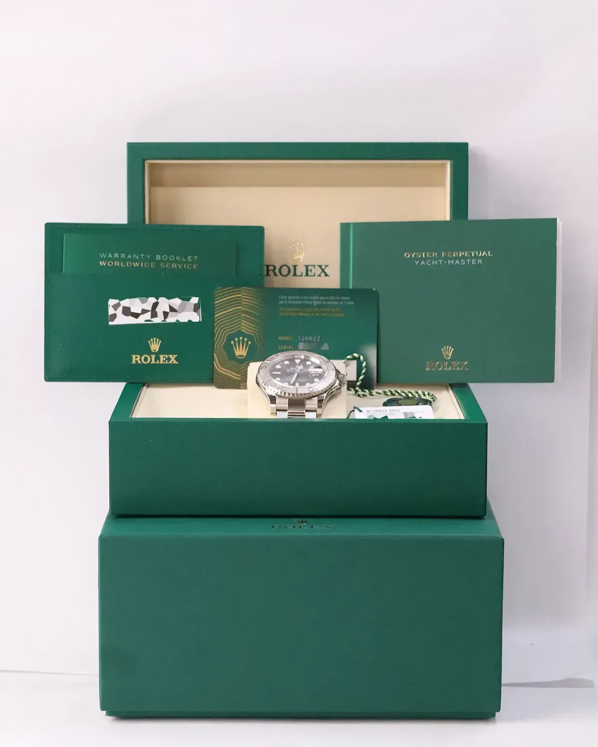 Rolex Yacht-Master 40 ref. 126622 — box and papers
