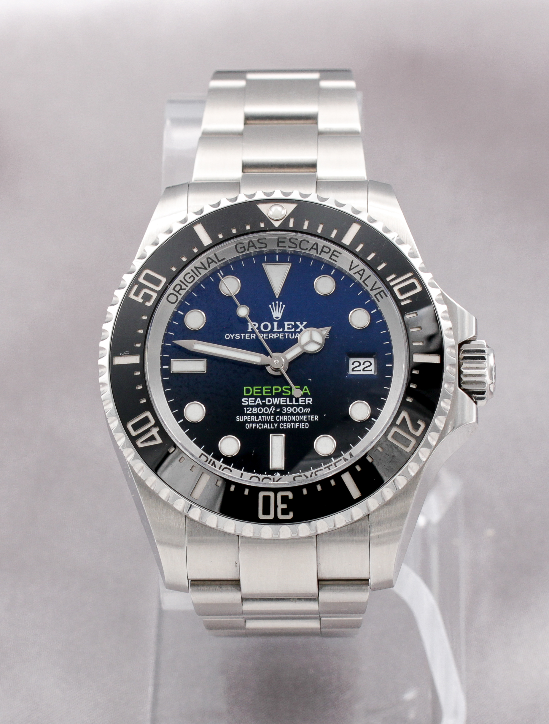 Rolex Deepsea Sea-Dweller D-Blue / James Cameron ref. 136660 — front view