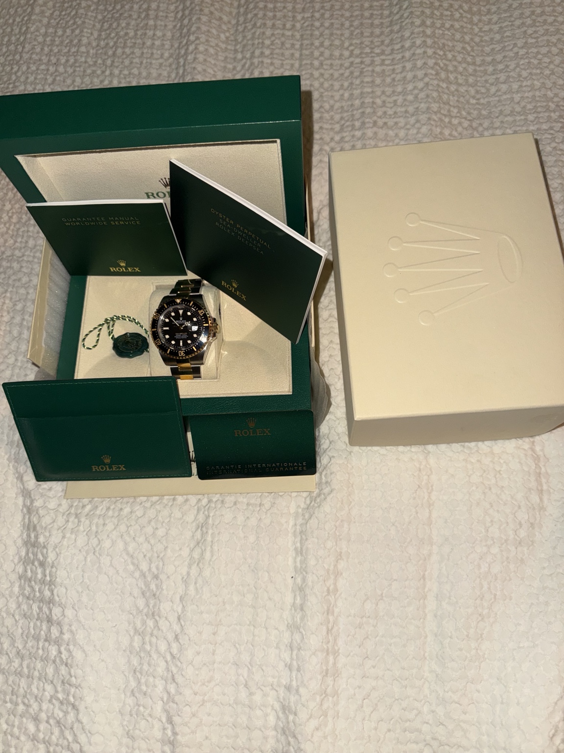 Rolex Sea-Dweller ref. 126603 — box and papers