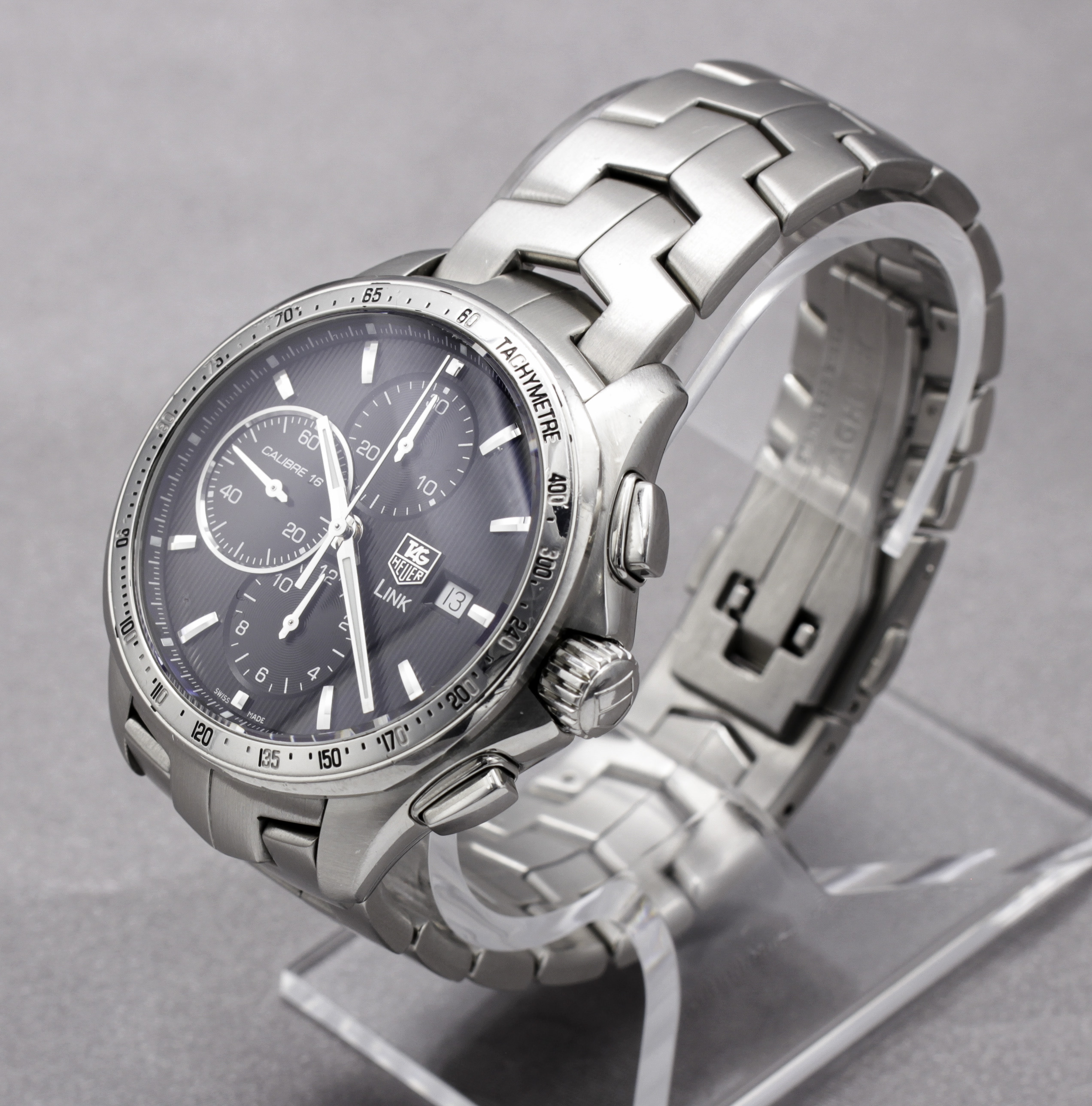 TAG Heuer Link Calibre 16 Chronograph ref. CAT2010.BA0952 — actual watch photograph