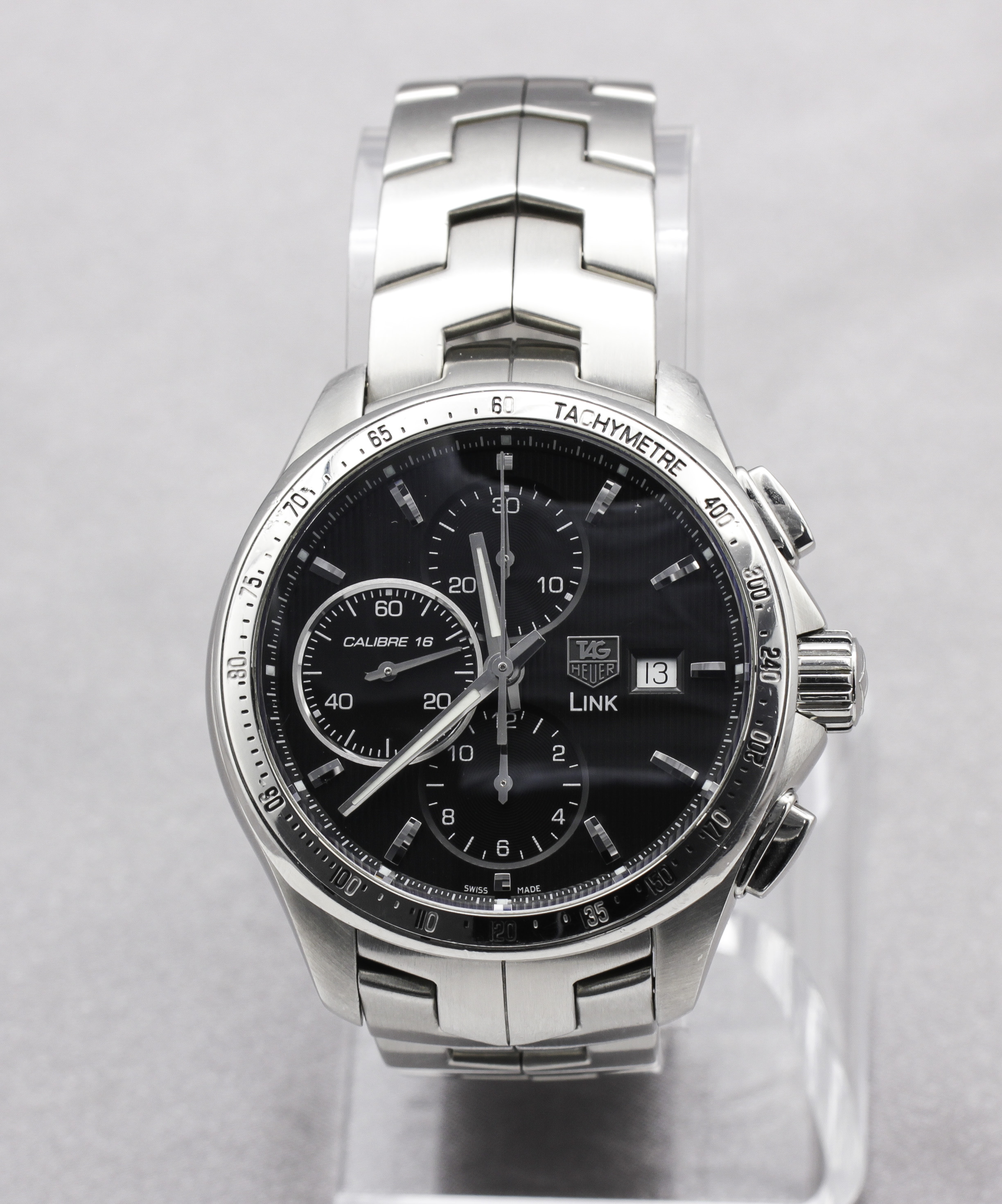 TAG Heuer Link Calibre 16 Chronograph ref. CAT2010.BA0952 — front view