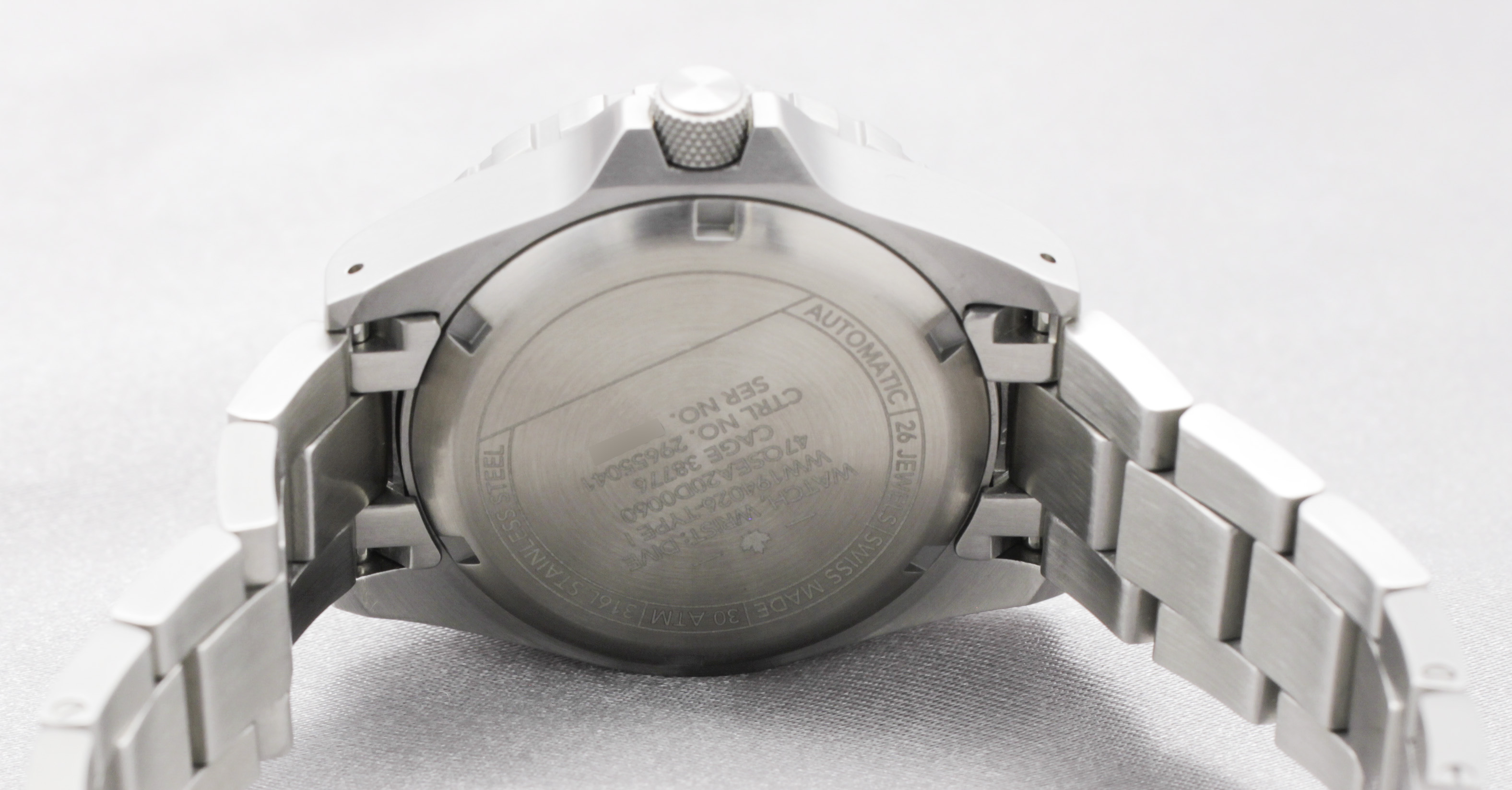 Marathon OSAR-D 36mm ref. WW194026SS-2001 — actual watch photograph