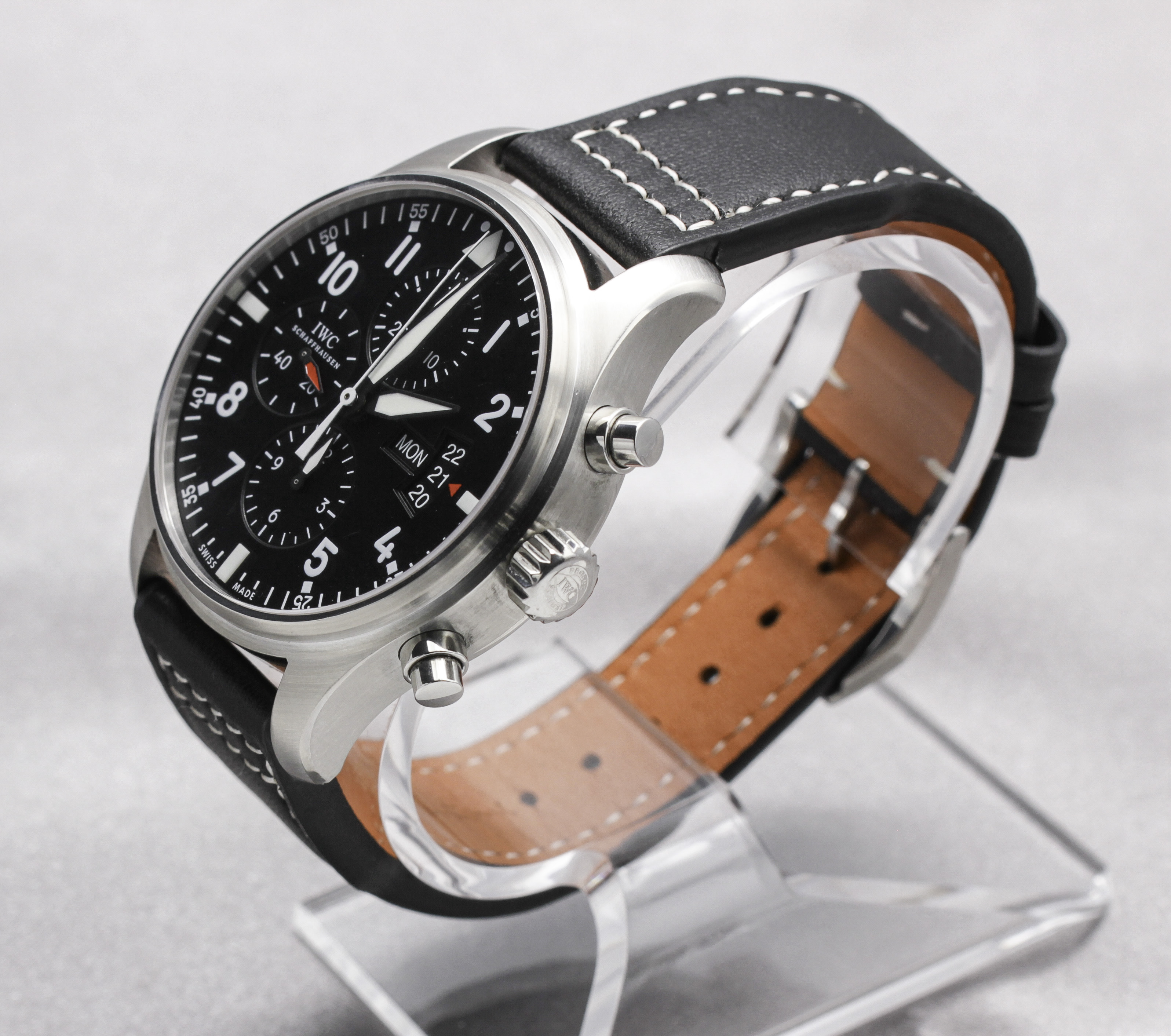 IWC Pilot’s Watch Chronograph ref. IW377701 — actual watch photograph