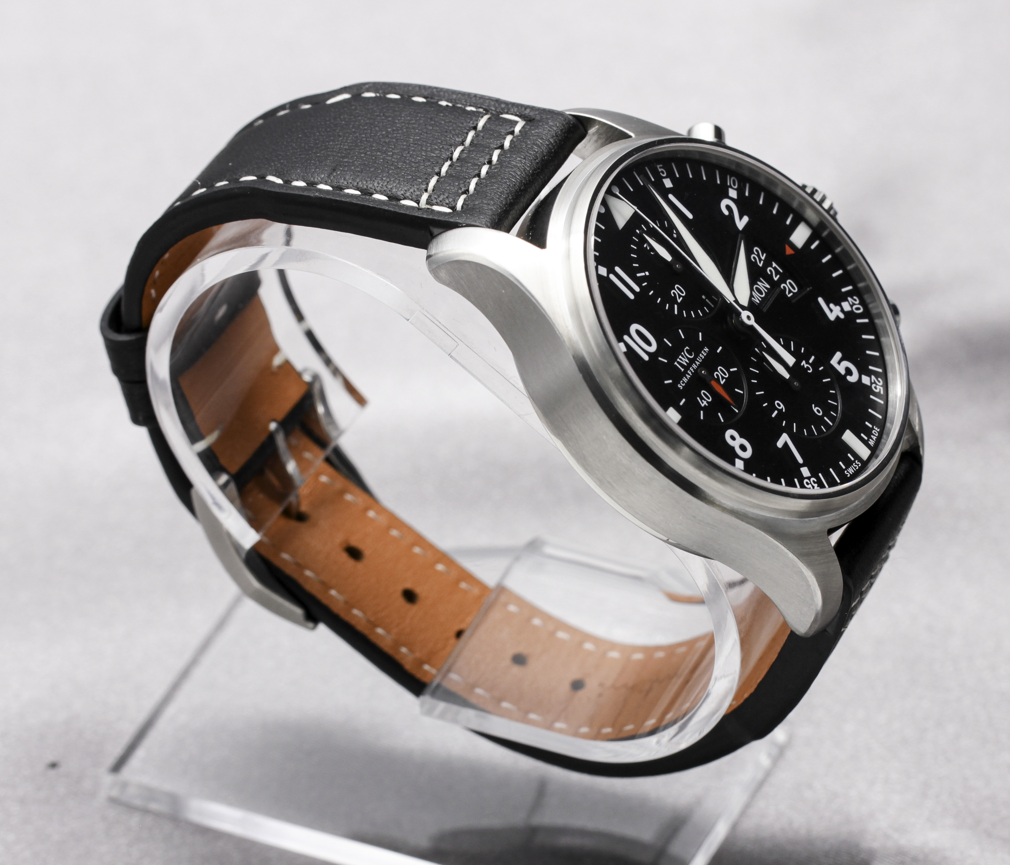 IWC Pilot’s Watch Chronograph ref. IW377701 — actual watch photograph